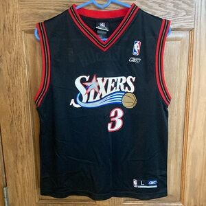 Allen Iverson Philadelphia Sixers (76ers) Jersey Kids Large